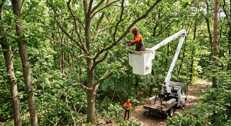 Tree Canopy Thinning in San Jose, CA